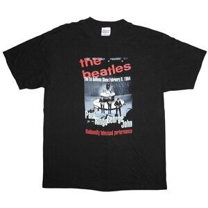 Vintage 1999 The Beatles Ed Sullivan Show Short Sleeve T-Shirt Men's Large